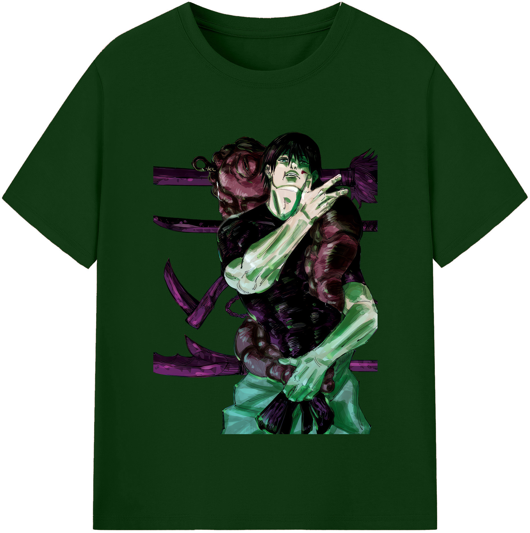 （画像用） 呪術廻戦 Jujutsu Kaisen 綿100％半袖Tシャツ（フロントプリント）